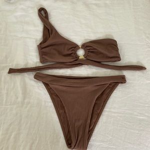 Monday Swimwear - Caramel Rib